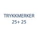 BLÅ Trykkmerker 2525