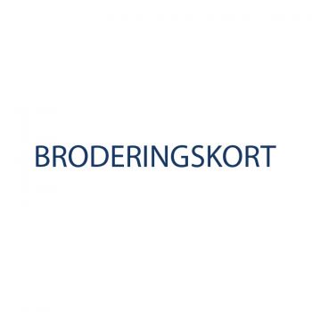 Broderingskort