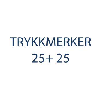 BLÅ Trykkmerker 2525